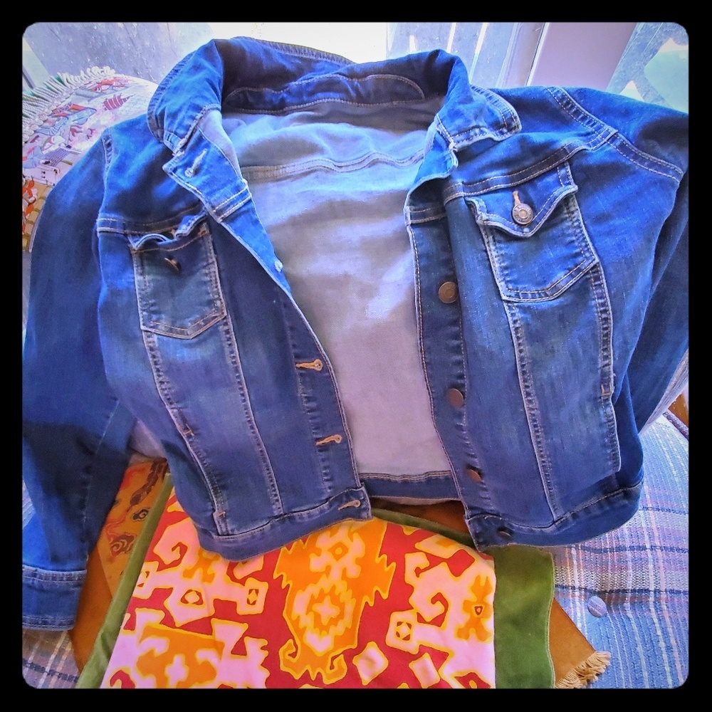 Old navy rockstar Jean jacket